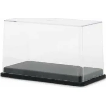 Dárková krabička GreenLight - průhledná krabička na model s podstavcem, 11 x 5,5 x 5,5 cm