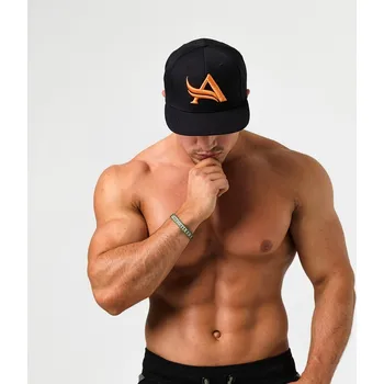 Kšiltovka Aesthetix Era pánská kšiltovka Snapback Black Orange Černá