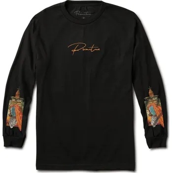 Pánské tričko primitive Pánské triko voyager ls tee black