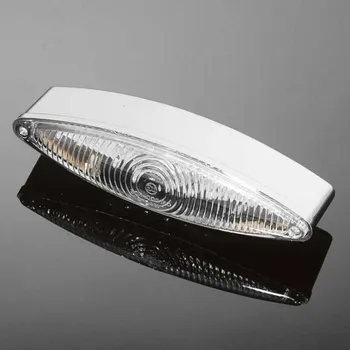 Osvětlení pro motocykl Highway Hawk Highway Hawk Koncové světlo na motorku TECH GLIDE s LED, E-mark, chrom (1ks)