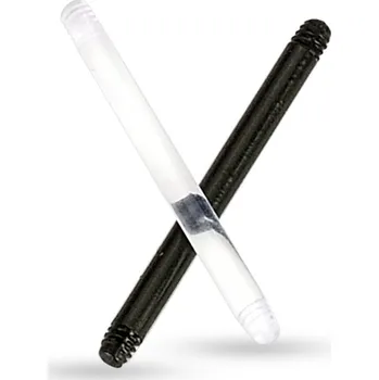 Piercing Šperky4U Náhradní tyčka BioFlex 1,6 mm x 16 mm, barva černá - ND009-1616