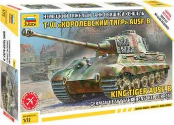 Plastikový model Zvezda Snap Kit Sd.Kfz. 182 King Tiger Henschel 1:72