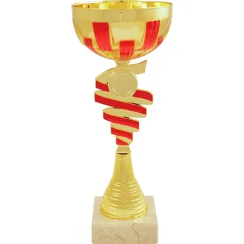 Pohár PE906 Barva: zlato, Výška: 30,0 cm, Průměr kalichu: 12 cm