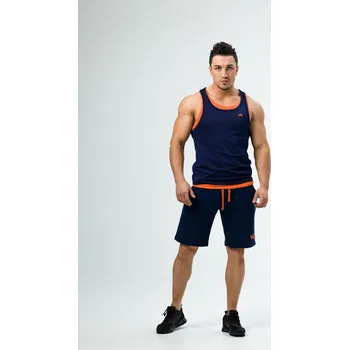 Pánské tílko Aesthetix Era pánské tílko TankTop Double Layered Navy S Modrá