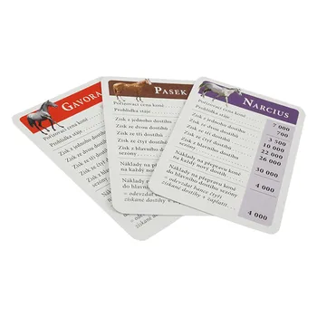 Dostihy a sázky karty