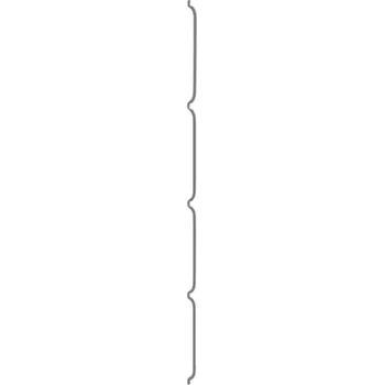 Příslušenství pro plot Konzole na zeď LIGHT - 200 cm, 8 mm, zinková