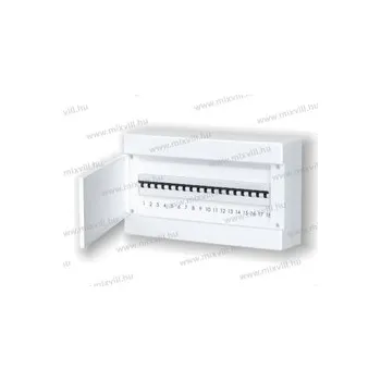 Rozvaděč rozvodnice MLF 18 PD na omítku 18mod., průhl.dveře, IP40