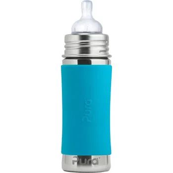 Kojenecká láhev Pura Nerezová kojenecká láhev 325 ml Aqua