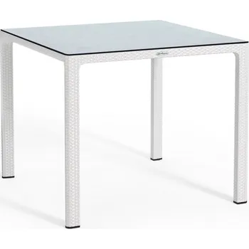 Stůl Lechuza HPL Cottage White 90x90x75cm + doprava zdarma