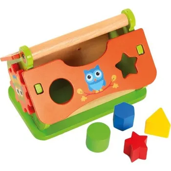 Bino vkládačka dřevěný domeček