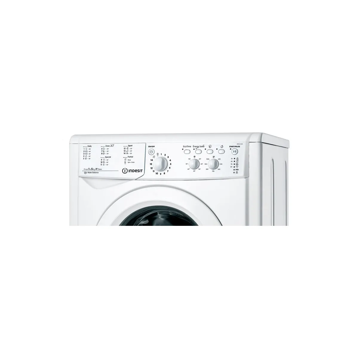 ovládací panel pračky Indesit