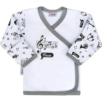 NEW BABY Kojenecká bavlněná košilka New Baby Music vel. 68