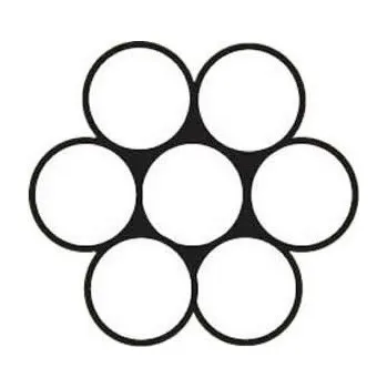 Lano Jednopramenné nerezové lano - 1x7 Lano - průměr: 0,2 mm