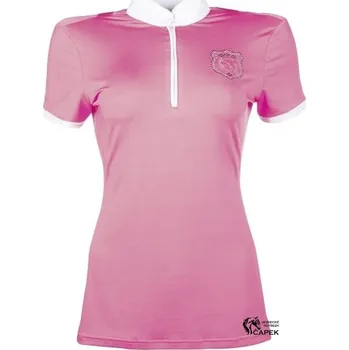 Závodní triko HKM -RIMINI MESH- - Růžová - L