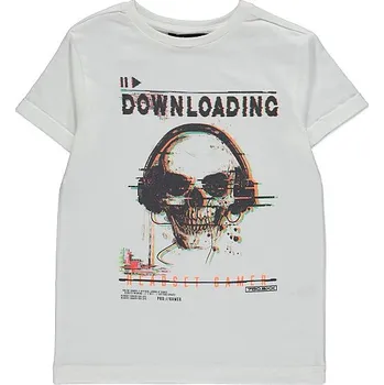 Chlapecké tričko GEORGE CHLAPECKÉ TRIČKO "DOWNLOADING" Barva: bílá, Velikost: 10-11 let (146)