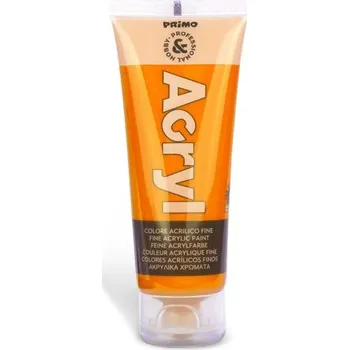 Vodová barva PRIMO Akrylová barva PRIMO, tuba 75 ml, oranžová