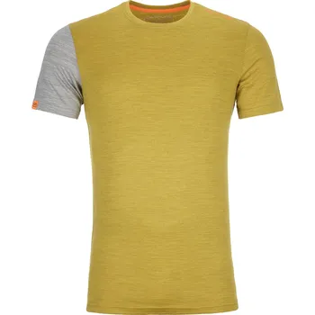 Recenze Ortovox 185 Rock'N'Wool Short Sleeve M Yellow Corn Blend M