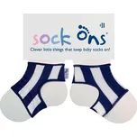Kikko Sock ons - držák ponožek Navy stripes 0-6m