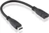 Datový kabel Roline Prodlužovací kabel USB-C(M)/USB-C(F) 15 cm černý