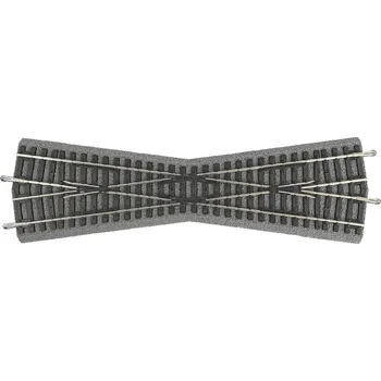 Modelová železnice PIKO 55440 H0 K15 Kolejové křížení 239mm/15° s podložím PI55440