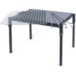 Grilmen 3v1 5040C (Gril nad ohniště s lávovým kamenem 50x40x2 cm z Itálie, grilovací mřížkou a špízovými jehlami)
