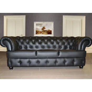 Pohovka Askont Kožená pohovka Chesterfield Winchester 3M