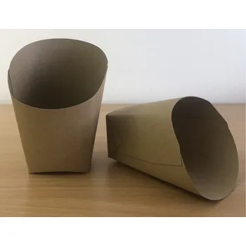 Jednorázové nádobí Bio produkty Papírová miska wrap hnědá (cena za 50ks)