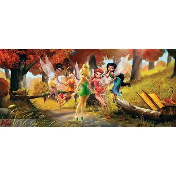 Fototapeta Fototapeta dětská Víly v lese FTDNH-5307 / Fototapety dětské Disney Fairies in Forest (202 x 90 cm) AG Design