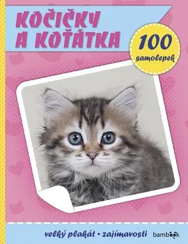 Bystrá hlava Kočičky a koťátka - Bambook: Plakát, 100 samolepek (2020, brožovaná bez přebalu lesklá)
