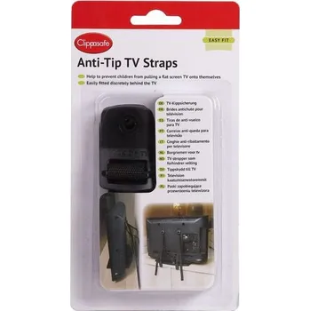 Dětská zábrana CLIPPASAFE popruhy proti převrhnutí televize