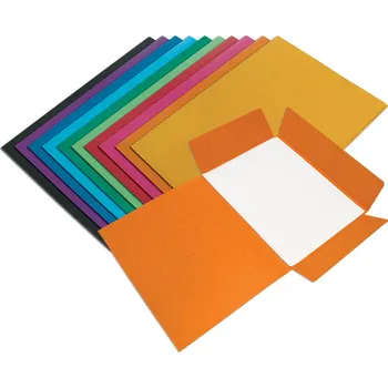 ODKLÁDACÍ MAPA SE 3 KLOPAMI PREŠPÁN oranžová