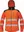 CERVA Knoxfield Hi-Vis softshellová bunda oranžová, XL