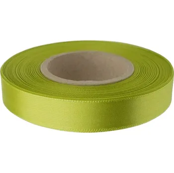 Stuha Stuha atlasová žlutozelená, šíře 15mm