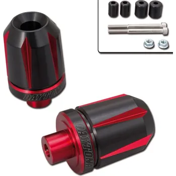 Daytona - Japan Daytona Scratch CNC frézovaná závažíčka koncovky řidítek barva: červená