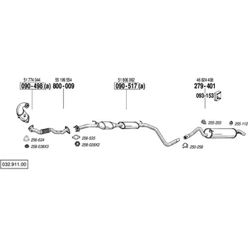 Katalyzátor katalyzátor Bosal 090-517