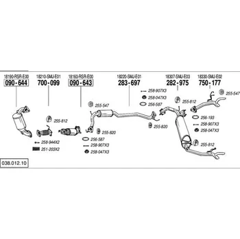 Katalyzátor katalyzátor Bosal 090-643