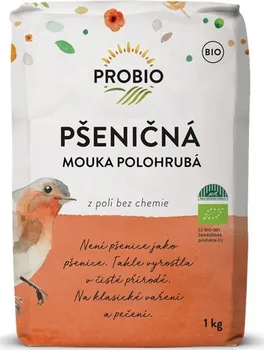 Mouka Probio Pšeničná polohrubá Bio 1 kg