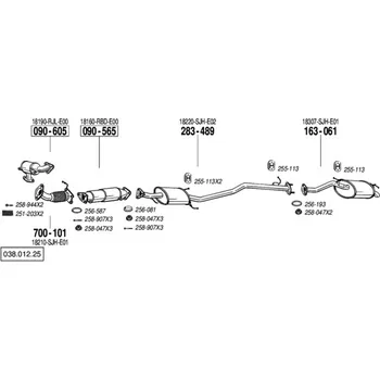Katalyzátor katalyzátor Bosal 090-565