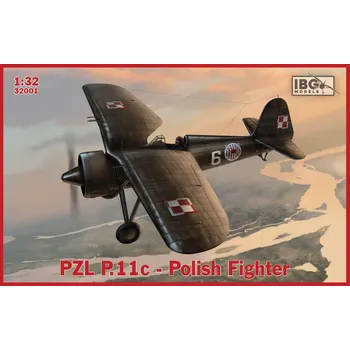 Plastikový model IBG 1/32 PZL P.11c Polish Fighter