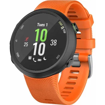 Příslušenství k chytrým hodinkám eses Silikonový řemínek pro Garmin Forerunner 45, Forerunner 45S a SWIM 2 - Neonově oranžový