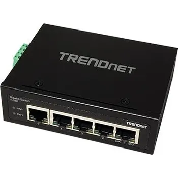 Počítač TRENDnet Průmyslový Ethernet přepínač 1Gb, 5 portů, na DIN lištu (TI-G50) - 21.22.1185