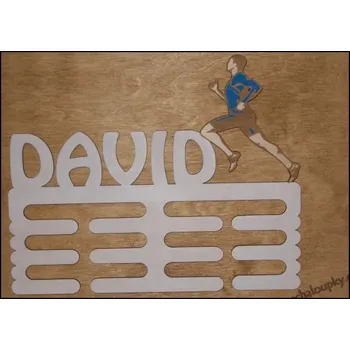 Věšák DCH Věšák na medaile se jménem mořený