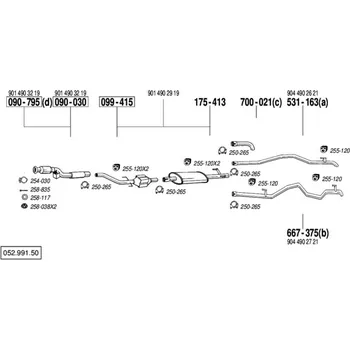 Katalyzátor katalyzátor Bosal 090-030