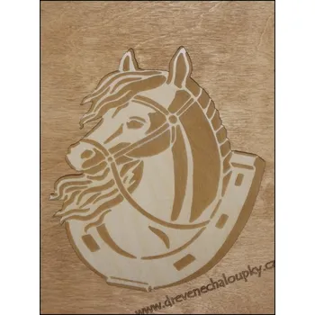 Zahradní dekorace DCH Kůň s podkovou