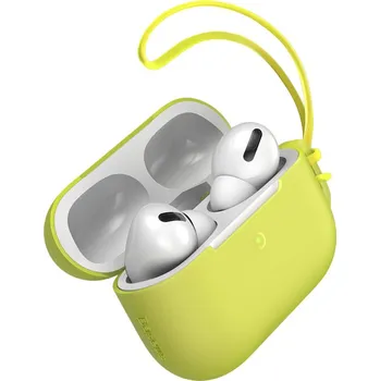 Pouzdro na mobilní telefon Baseus Lets GO silikonové pouzdro pro Apple AirPods PRO žluté WIAPPOD-D0Y