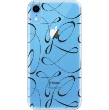 Pouzdro na mobilní telefon Odolné silikonové pouzdro iSaprio - Fancy - black - iPhone XR