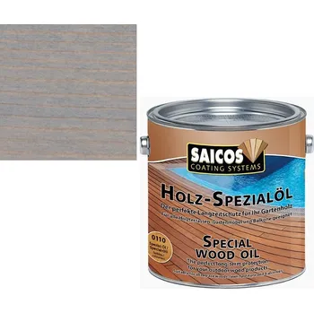 Olej na dřevo Saicos - speciální olej ŠEDÝ 2,5 L - 0123