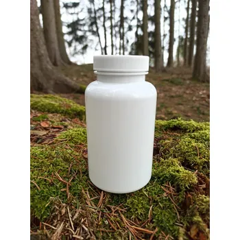 Dóza na potraviny Dóza 250ml s bílým uzávěrem a samolepící vložkou