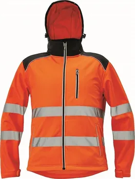 pracovní bunda CERVA Knoxfield Hi-Vis softshellová bunda oranžová