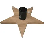 Anděl Přerov Stojan na stromek, masiv dub, hvězda 56 x 56 cm